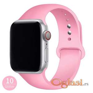 Silikonska narukvica pink Apple watch 38/40/41